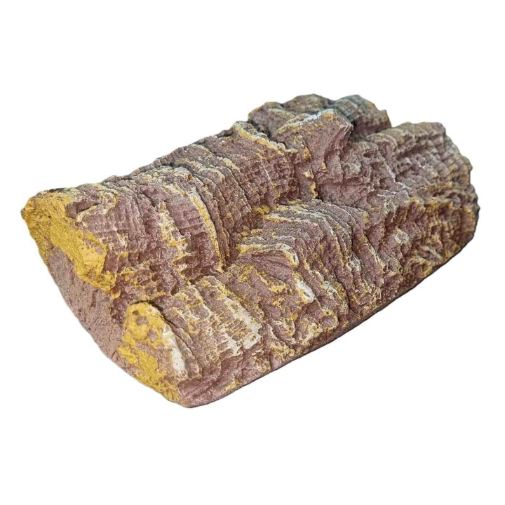 Cachette imitation Bois pour reptile – medium 19x14x15cm