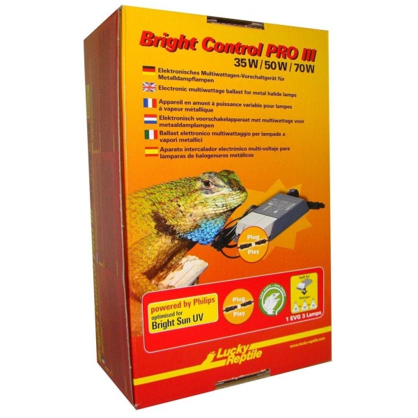 Ballasts Bright Control PRO III 35-70 W de la marque Lucky reptile_ref: BCP3-35-70