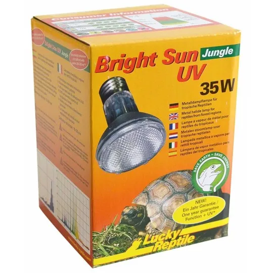 ampoules hqi uvb-uva bright sun uv jungle de lucky reptile 