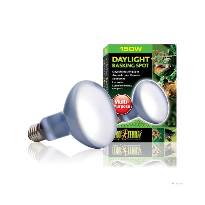 ampoules chauffantes daylight basking spot - uva 150 w de exo-terra pt2134 (3542),ampoules chauffantes daylight basking spot - u