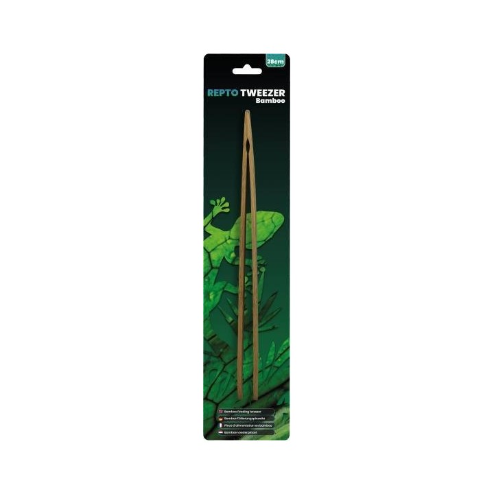 Pince de nourissage pour reptile en bambou de 28 cm (4166)